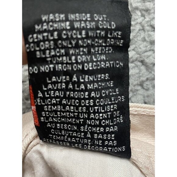 Style&Co Jeans 4 Womens Regular Size Pink Denim Crop Tummy Control Mid Rise Logo - Picture 8 of 12